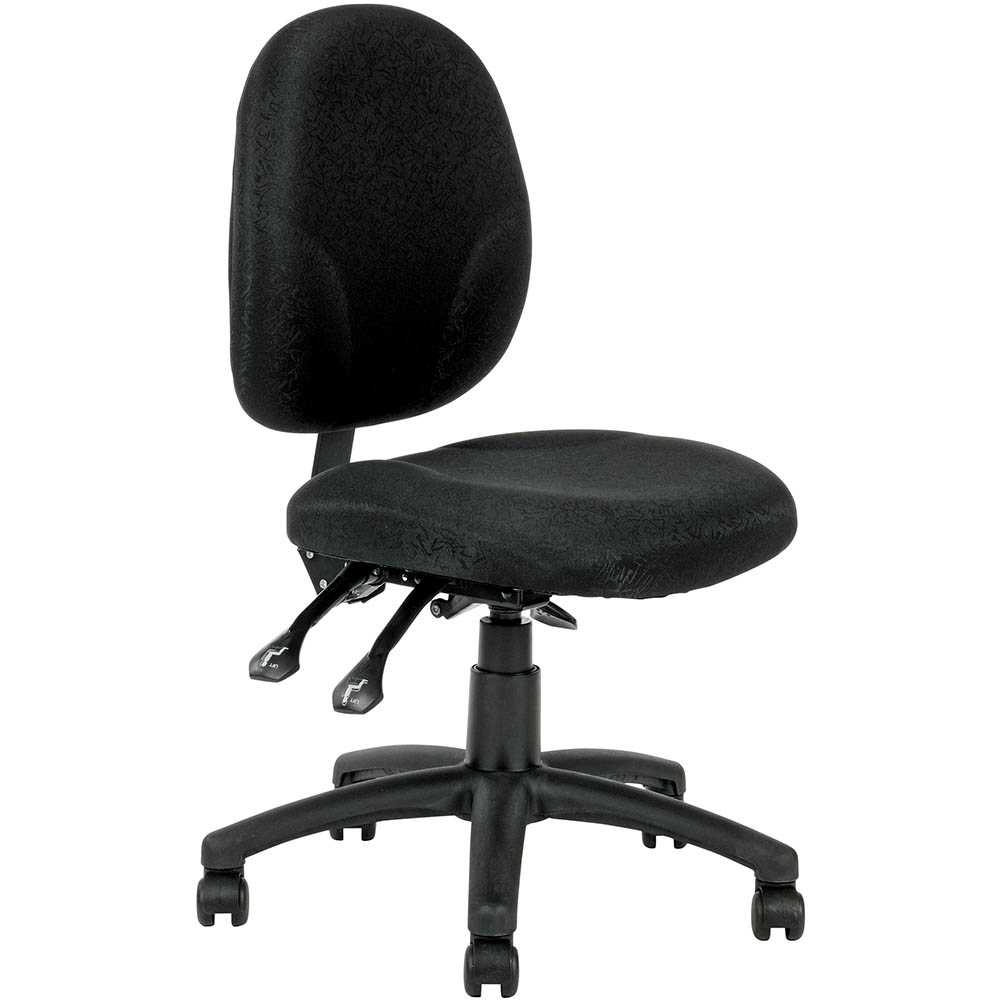Image for LINCOLN TASK CHAIR MEDIUM BACK BLACK from ONET B2C Store