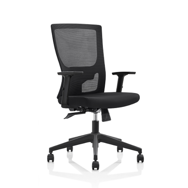 Image for INITIATIVE PLUTO TASK CHAIR MEDIUM MESH BACK ADJUSTABLE ARMS BLACK from That Office Place PICTON