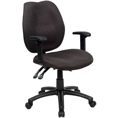 Image for INITIATIVE AMBITION HIGH BACK OPERATOR CHAIR ARMS BLACK from Australian Stationery Supplies