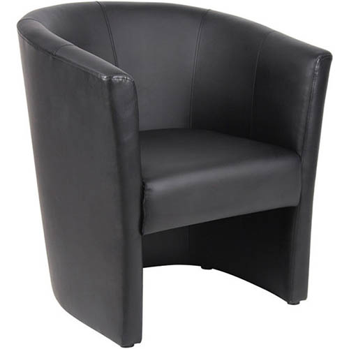 Image for YS DESIGN TUB CHAIR SINGLE PU BLACK from ONET B2C Store