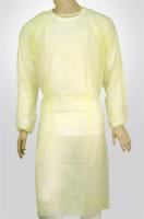 clinical isolation gown pp level 2 yellow ctn 50