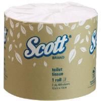 scott 5741 brand toilet tissue 2 ply 400 sheets carton 48