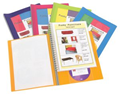 marbig display book professional series refillable with frame assorted colour