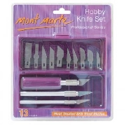 m.m. hobby knife set sk5 blades 13pce