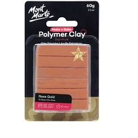 mm make n bake polymer clay 60g - rose gold