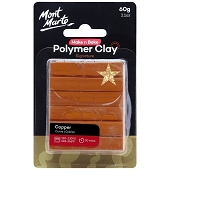 mm make n bake polymer clay 60g - copper