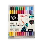 mm dual tip fabric markers 24pc