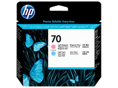 Image for HP #70 MATTE BLACK AND CYAN PRINTHEAD from Mitronics Corporation