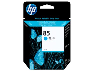 Image for HP #85 CYAN INK CARTRIDGE 28ML from Mitronics Corporation