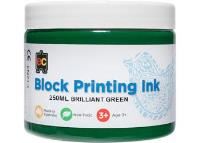 block printing ink 250ml brilliant green