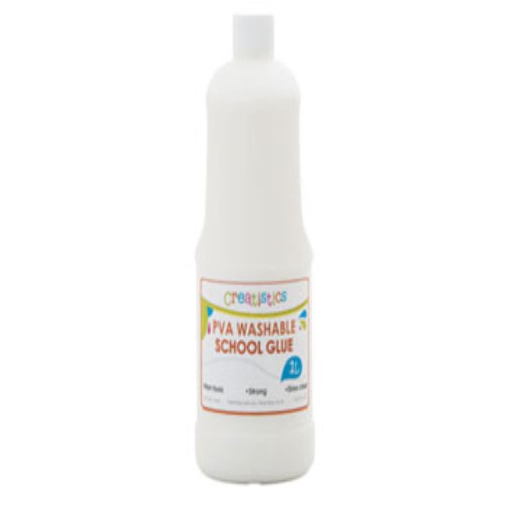 Image for CREATISTICS PVA WASHABLE SCHOOL GLUE 1 LITRE from Olympia Office Products