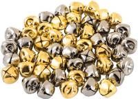 gold & silver folly bells (50)