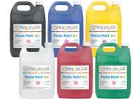 creatistics 5l poster paint (pack of 6 assorted colours)