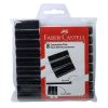 faber-castell whiteboard markers wallet 8 - black only