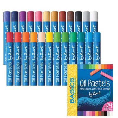Image for ZART BASIC OIL PASTELS - LARGE (PACK 24) from Olympia Office Products