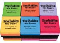 teachables mini whiteboard eraser (pack 12)