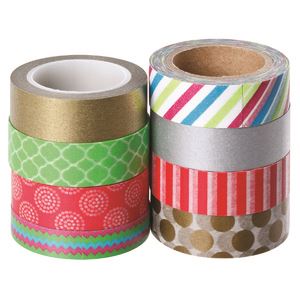 Image for DECORATE WASHI TAPE CHRISTMAS MULTI PACK 8 from Olympia Office Products