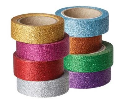 Image for DECORATE WASHI TAPE GLITTER MULTI PACK 8 from Olympia Office Products