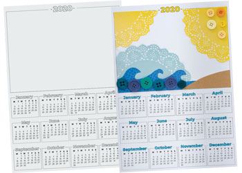 Image for A4 CALENDAR BLANKS (PACK 25) from Olympia Office Products