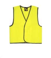 kids hivis safety vest yellow(size 12-14)