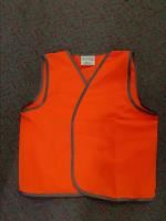 kids hivis safety vest orange (size 8-10)