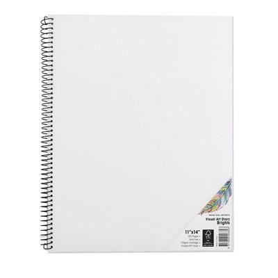 Image for QUILL VISUAL ART DIARY PP 110GSM 11 X 14 120 PAGES - FROSTED from Olympia Office Products