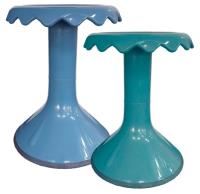 wriggle stool 45cm - ocean blue