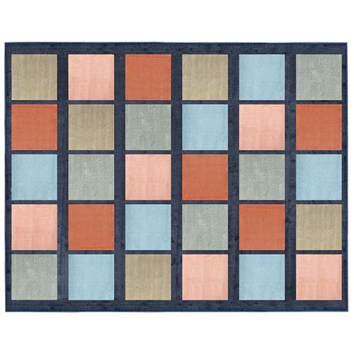 Image for COLOURS OF AUSTRALIA CALMING RUG SQUARES (52CM SQUARES) RUG SIZE 3M X 4M from Olympia Office Products
