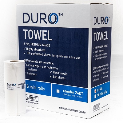 Image for DURO ROLL TOWEL PERFORATED 41.5x24cm from Peninsula Office Supplies