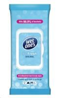 wets ones be fresh antibacterial wipes pack 40
